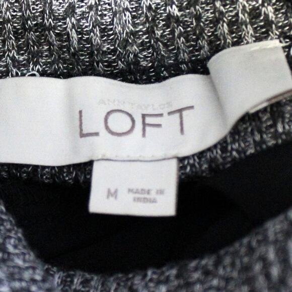 Loft by Ann Taylor Long Sleeve Tunic Sweater front and Sheer Back Size M - Picture 5 of 5